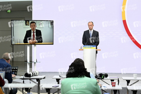 Pressekonferenz der CDU nach den Gremiensitzungen in Berlin