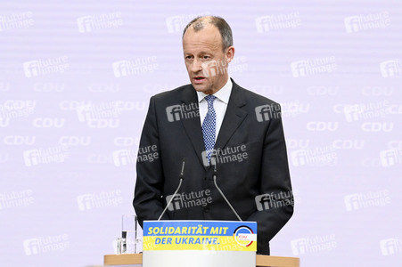 Pressekonferenz der CDU nach den Gremiensitzungen in Berlin