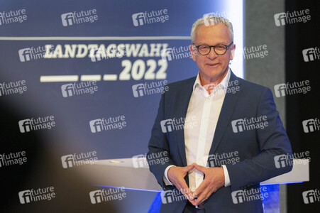 Wahlabend der Landtagswahl im Saarland in Saarbrücken