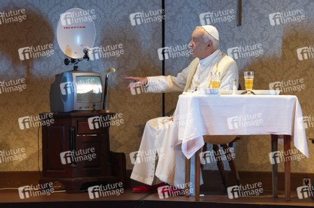 Theaterprobe 'Die zwei Päpste' in Berlin