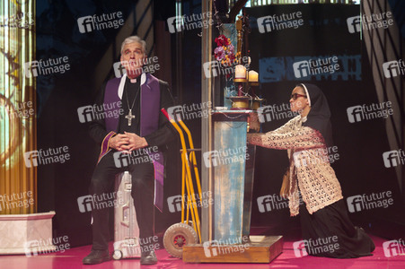 Theaterprobe 'Die zwei Päpste' in Berlin