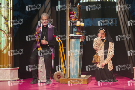 Theaterprobe 'Die zwei Päpste' in Berlin