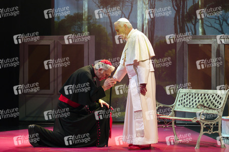 Theaterprobe 'Die zwei Päpste' in Berlin