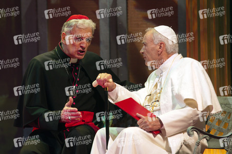 Theaterprobe 'Die zwei Päpste' in Berlin