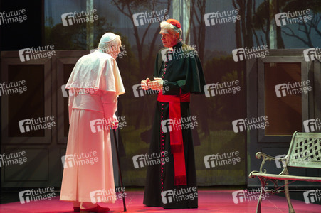 Theaterprobe 'Die zwei Päpste' in Berlin