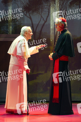 Theaterprobe 'Die zwei Päpste' in Berlin