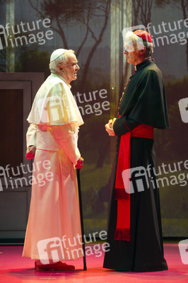 Theaterprobe 'Die zwei Päpste' in Berlin