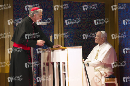 Theaterprobe 'Die zwei Päpste' in Berlin