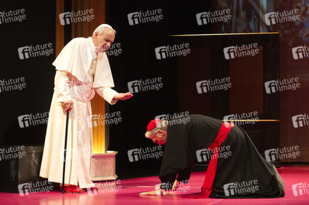 Theaterprobe 'Die zwei Päpste' in Berlin