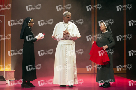 Theaterprobe 'Die zwei Päpste' in Berlin