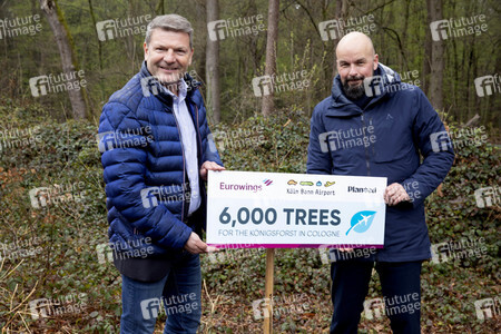 Eurowings und Flughafen Köln/Bonn pflanzen 6.000 Bäume im Königsforst bei Bergisch-Gladbach
