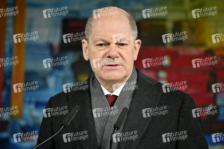 Olaf Scholz besucht die FWH Stahlguss GmbH in Mülheim an der Ruhr