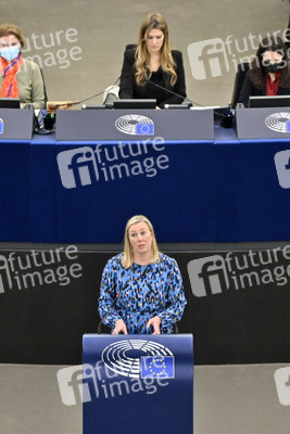 Plenartagung über die Lage in Afghanistan im EU-Parlament in Straßburg