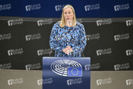Plenartagung über die Lage in Afghanistan im EU-Parlament in Straßburg