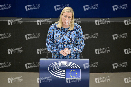 Plenartagung über die Lage in Afghanistan im EU-Parlament in Straßburg