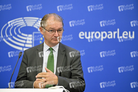 Pressebriefing der Fraktion Grüne/EFA im EU-Parlament in Straßburg
