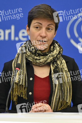 Pressebriefing der Fraktion Grüne/EFA im EU-Parlament in Straßburg