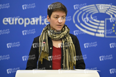 Pressebriefing der Fraktion Grüne/EFA im EU-Parlament in Straßburg