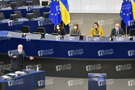 Plenartagung zum EU-Emmissionshandel im EU-Parlament in Straßburg