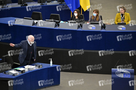 Plenartagung zum EU-Emmissionshandel im EU-Parlament in Straßburg