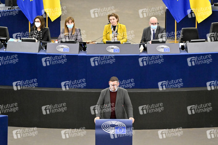 Plenartagung zum EU-Emmissionshandel im EU-Parlament in Straßburg