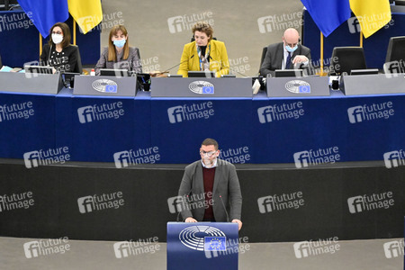Plenartagung zum EU-Emmissionshandel im EU-Parlament in Straßburg