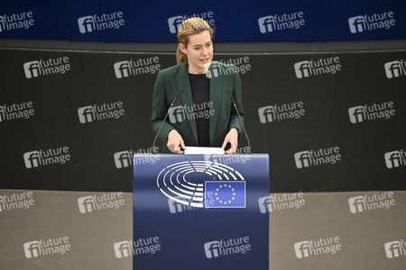 Plenartagung zum EU-Emmissionshandel im EU-Parlament in Straßburg