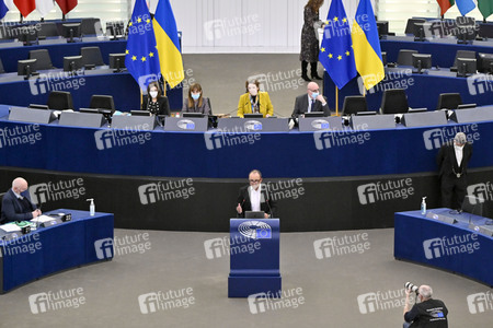 Plenartagung zum EU-Emmissionshandel im EU-Parlament in Straßburg