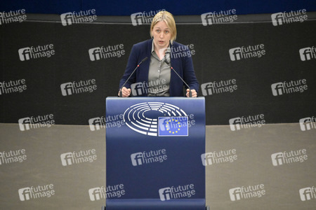 Plenartagung zum EU-Emmissionshandel im EU-Parlament in Straßburg