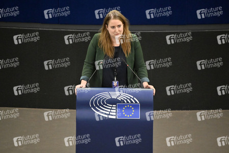 Plenartagung zum EU-Emmissionshandel im EU-Parlament in Straßburg