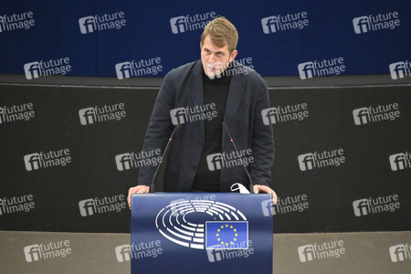 Plenartagung zum EU-Emmissionshandel im EU-Parlament in Straßburg