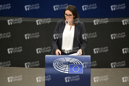 Plenartagung zum EU-Emmissionshandel im EU-Parlament in Straßburg