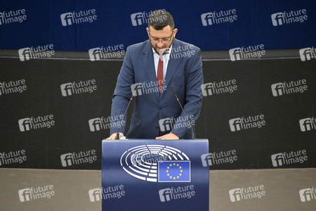 Plenartagung zum EU-Emmissionshandel im EU-Parlament in Straßburg