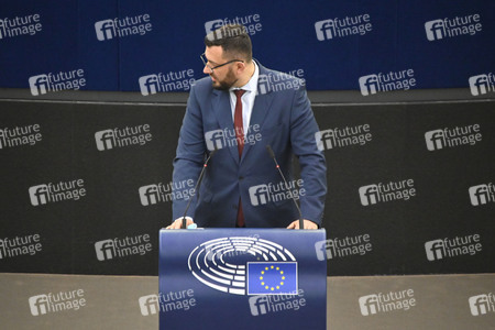 Plenartagung zum EU-Emmissionshandel im EU-Parlament in Straßburg