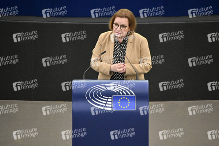 Plenartagung zum EU-Emmissionshandel im EU-Parlament in Straßburg