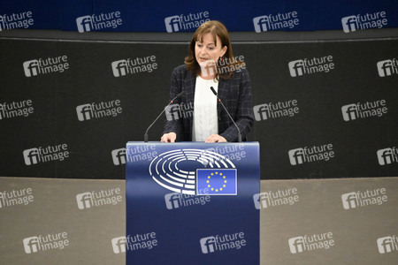 Plenartagung zum EU-Emmissionshandel im EU-Parlament in Straßburg