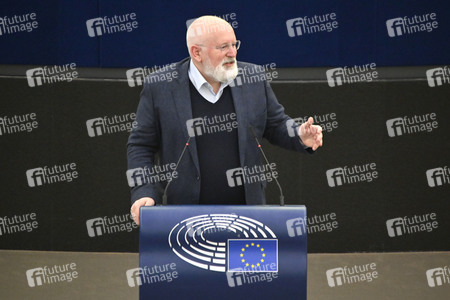 Plenartagung zum Bericht des Weltklimarats im EU-Parlament in Straßburg