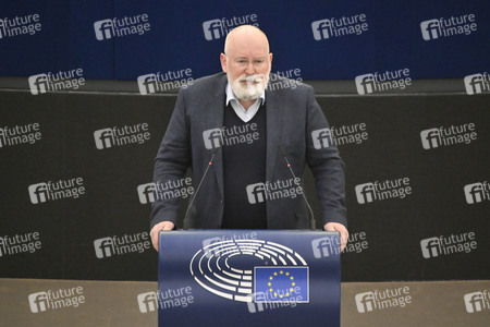 Plenartagung zum Bericht des Weltklimarats im EU-Parlament in Straßburg