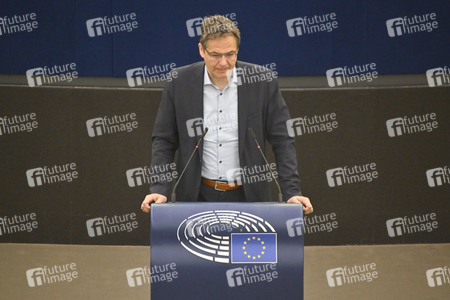 Plenartagung zum Bericht des Weltklimarats im EU-Parlament in Straßburg