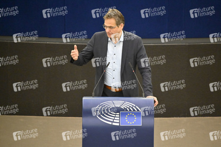 Plenartagung zum Bericht des Weltklimarats im EU-Parlament in Straßburg