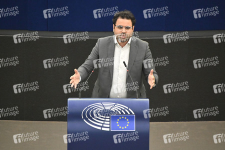 Plenartagung zum Bericht des Weltklimarats im EU-Parlament in Straßburg