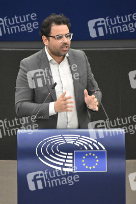 Plenartagung zum Bericht des Weltklimarats im EU-Parlament in Straßburg