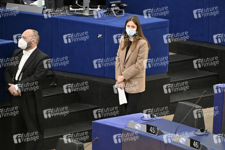 Plenartagung zum Bericht des Weltklimarats im EU-Parlament in Straßburg