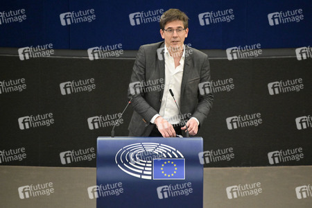 Plenartagung zum Bericht des Weltklimarats im EU-Parlament in Straßburg