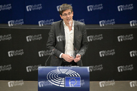 Plenartagung zum Bericht des Weltklimarats im EU-Parlament in Straßburg