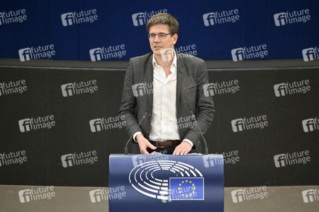 Plenartagung zum Bericht des Weltklimarats im EU-Parlament in Straßburg