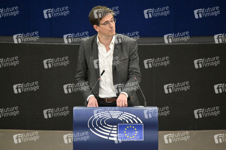 Plenartagung zum Bericht des Weltklimarats im EU-Parlament in Straßburg