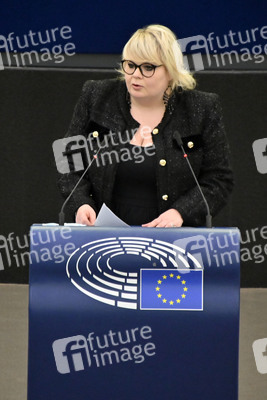 Plenartagung zum Bericht des Weltklimarats im EU-Parlament in Straßburg