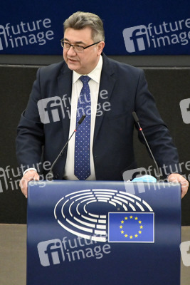 Plenartagung zum Bericht des Weltklimarats im EU-Parlament in Straßburg