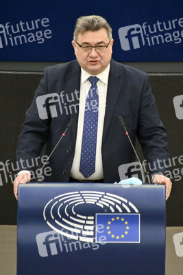 Plenartagung zum Bericht des Weltklimarats im EU-Parlament in Straßburg